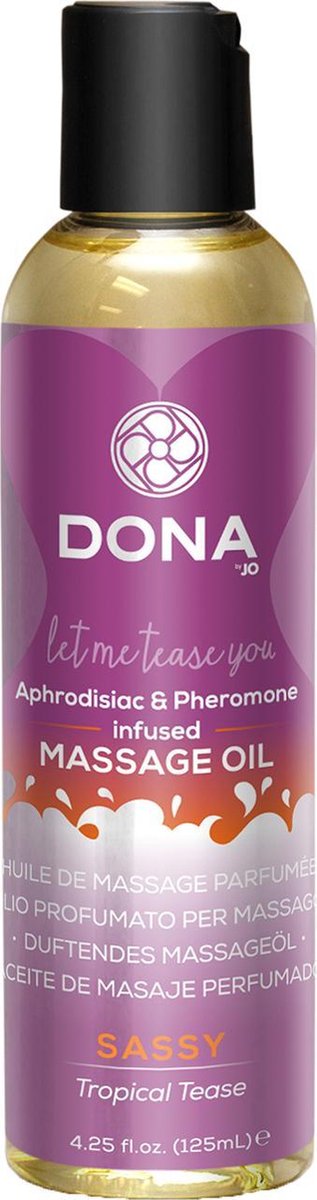Dona Scented Massage Olie Tropical Tease - 110 ml