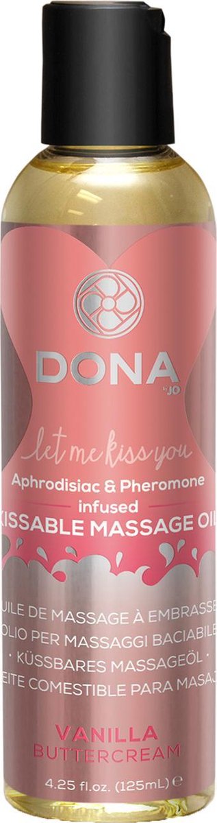 Dona Kissable Massage Olie Vanille Botercreme 12