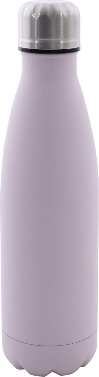 Point-Virgule – Dubbelwandige thermosfles – Isoleerfles – Lekt niet – Stevig – Poederroze – RVS - 500 ml