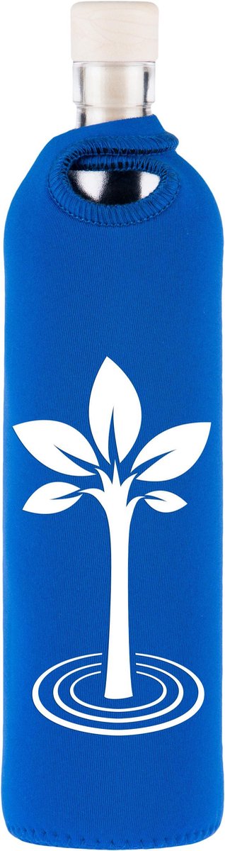 Flaska glazen waterfles Tree of Life 0