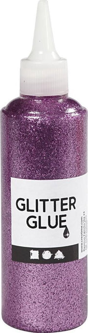 Creotime Glitterlijm Paars 118 Ml