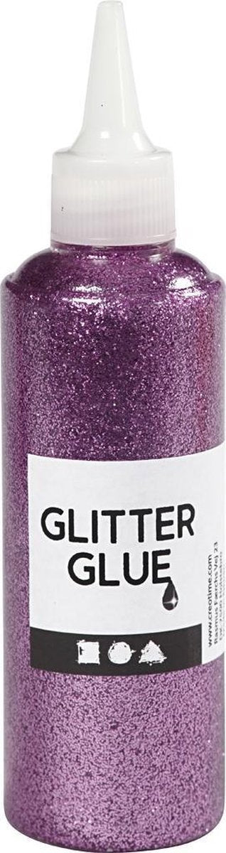 Creotime Glitterlijm Paars 118 Ml