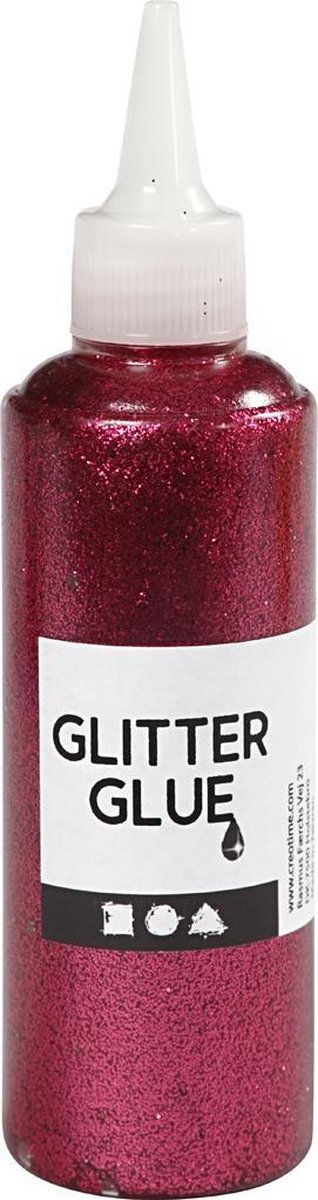 Creotime Glitterlijm Roze 118 Ml
