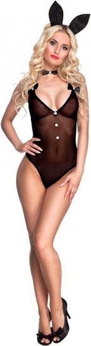 Late night Bunny sexy body voor dame (S/M)