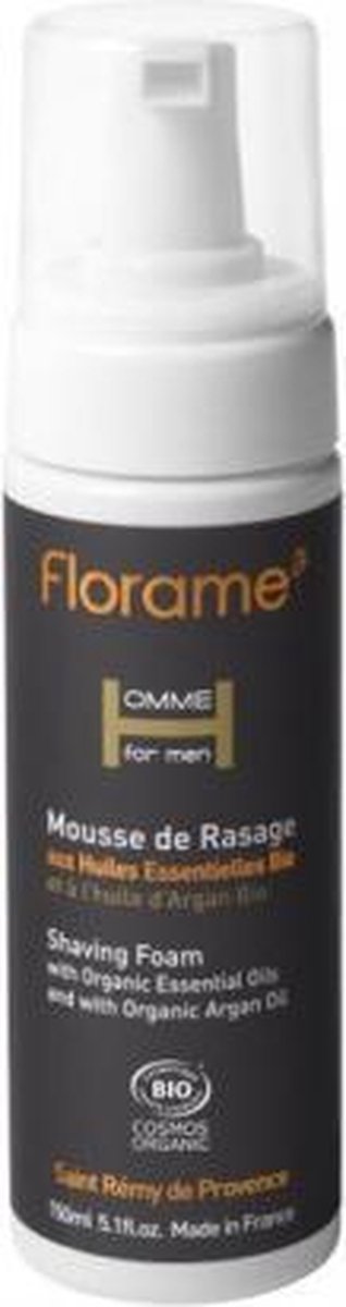 Florame - Scheerschuim - 150 ml - Natuurlijke ingrediënten - Biologisch - Mannen