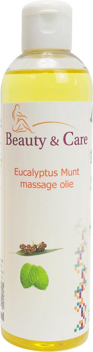 Beauty & Care - Eucalyptus Munt massage olie - 250 ml - verfrissend - afwasbaar