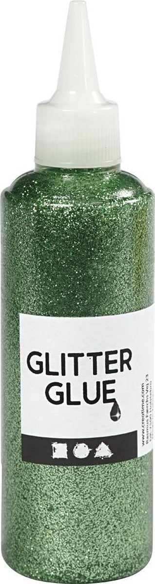 Creotime Glitterlijm Groen 118 Ml