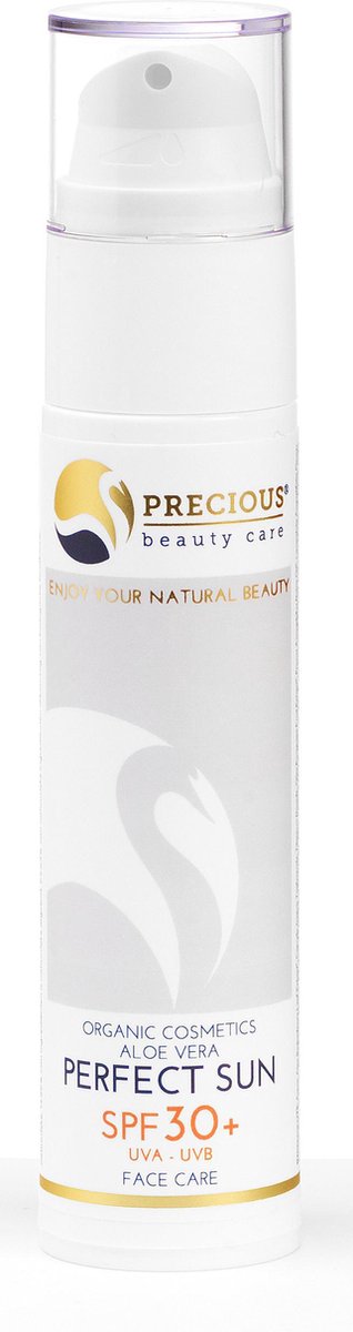 Precious Beauty Care Perfect Sun - Natuurlijke Zonnebrandcrème SPF 30 – 50 ml – Ontwikkeld voor het beschermen van het gezicht en alle huidtypes