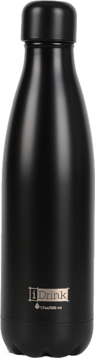 I-drink Thermosfles1 Liter Rvs Zwart