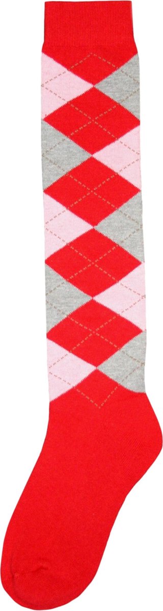Kniekous RE rood/roze/grijs 35-38