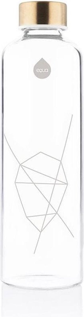 Equa waterfles Mismatch White - 750 ml - Glas