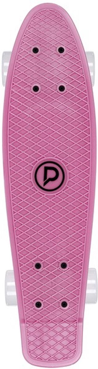 Playlife SkateboardKinderen en volwassenen - roze/wit/zwart