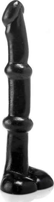 XXLTOYS - Hapes - Large Dildo - inbrenglengte 24 X 4.7 cm - Black - Uniek Design Realistische Dildo – Stevige Dildo – voor Diehards only - Made in Europe