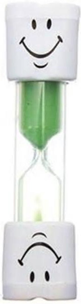 Zandloper voor het tandenpoetsen (groen)