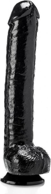 XXLTOYS - Igor - Large Dildo - Inbrenglengte 35 X 7 cm - Black - Uniek Design Realistische Dildo – Stevige Dildo – voor Diehards only - Made in Europe