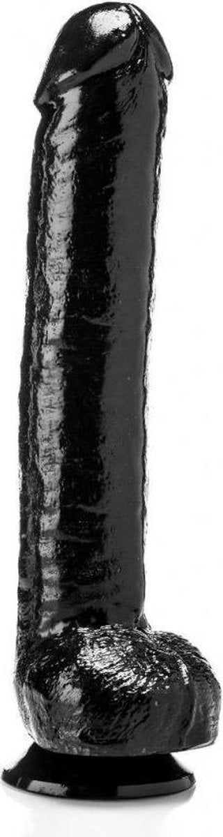 XXLTOYS - Igor - Large Dildo - Inbrenglengte 35 X 7 cm - Black - Uniek Design Realistische Dildo – Stevige Dildo – voor Diehards only - Made in Europe