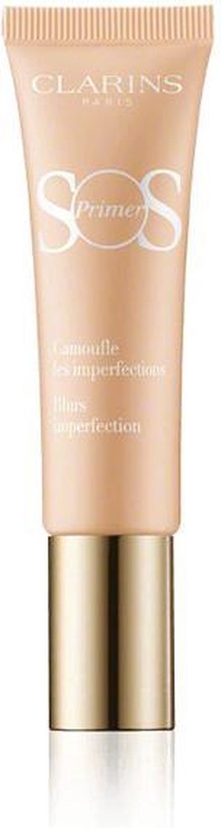 Clarins Foundation SOS Primer Blurs Imperfections Fluide 02 Peach 30ml