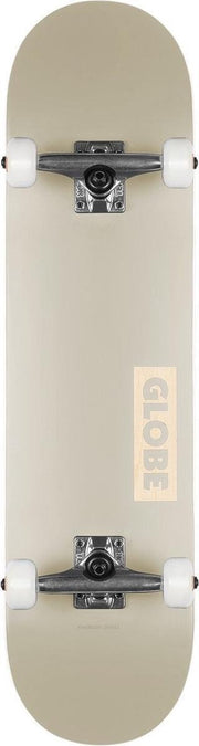 Globe Goodstock 8'' Skateboard Off White