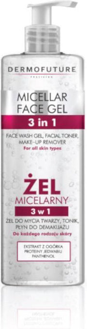 Dermofuture - Micellar Face Gel 3In1 Micellar Gel For Face Wash