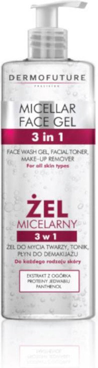 Dermofuture - Micellar Face Gel 3In1 Micellar Gel For Face Wash