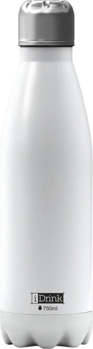 i-Drink bottle 750 ml White - Thermosfles