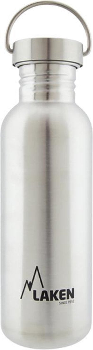 RVS fles 750ml Basic Steel Bottle - Stainless steel screw cap