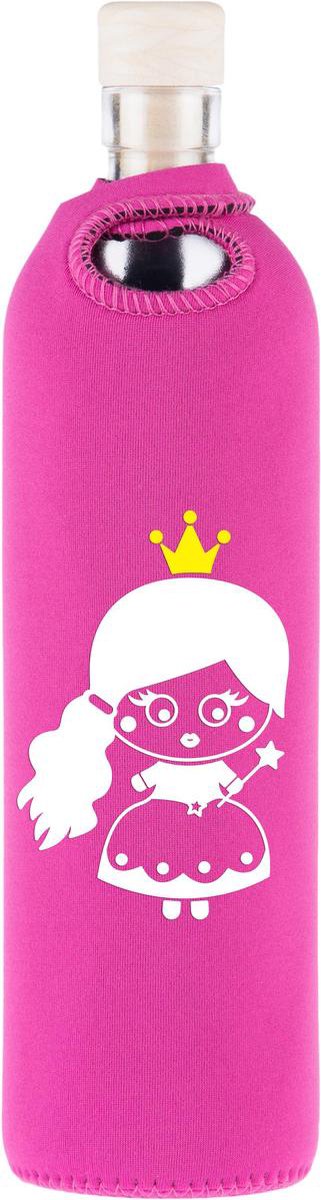 Flaska glazen waterfles Kids Princess 0