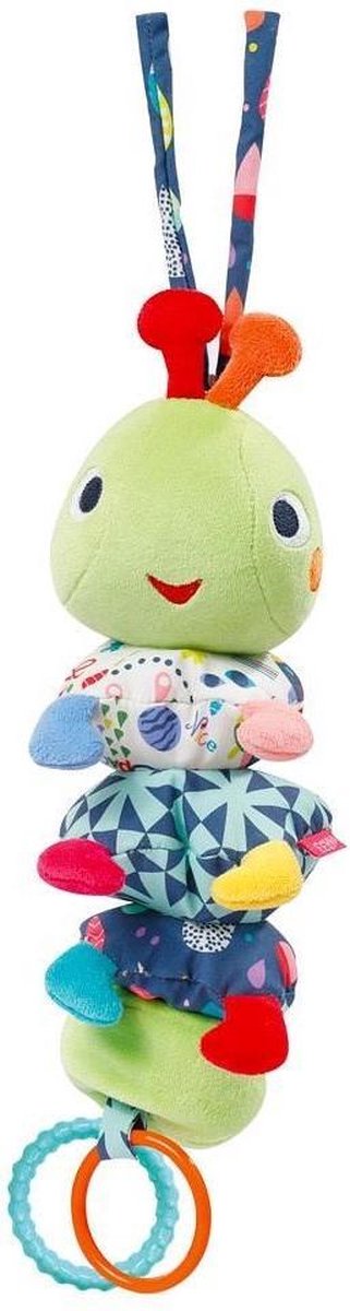 Fehn Muziekdoosje Color Friends Rups 24 Cm Pluche