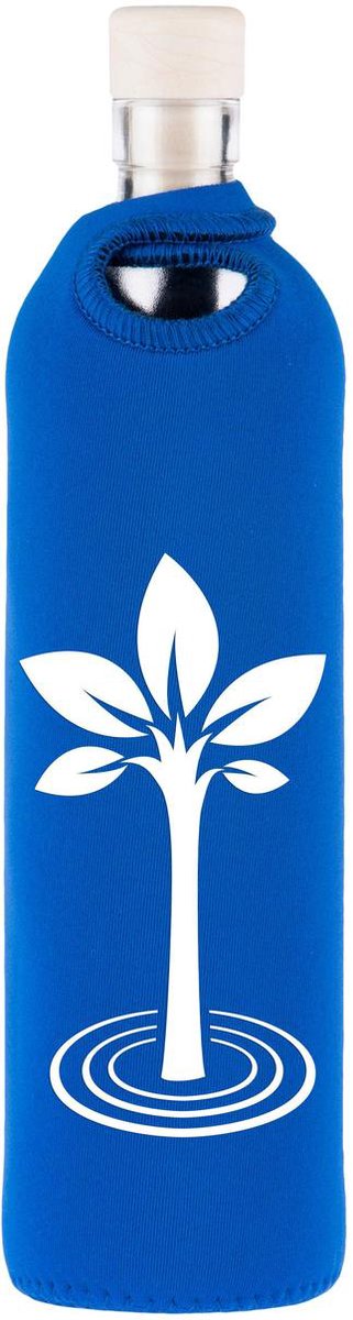 Flaska glazen waterfles Neo Design Tree of Life 0