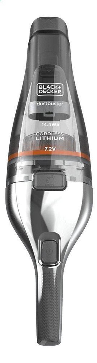 BLACK+DECKER NVC220WC-QW - Kruimeldief - Zakloos Chroom - Titanium - Transparant
