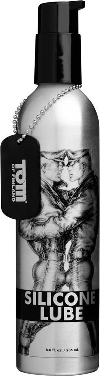 Tom of Finland Silicone Based Lube- 8 oz - Lubricants