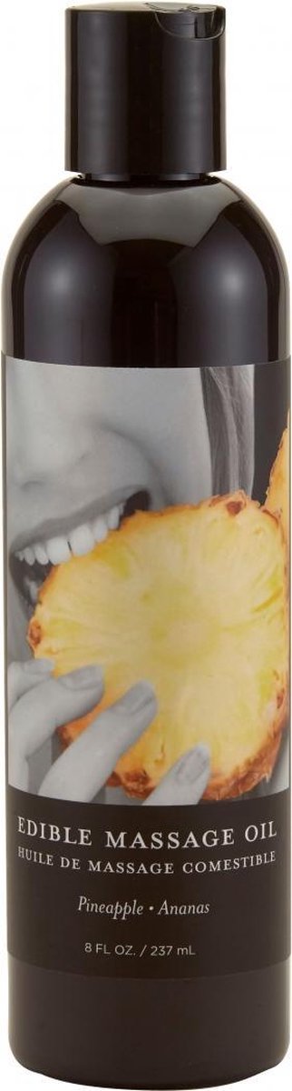 Pineapple Edible Massage Oil - 8oz / 237ml - Massage Oils -