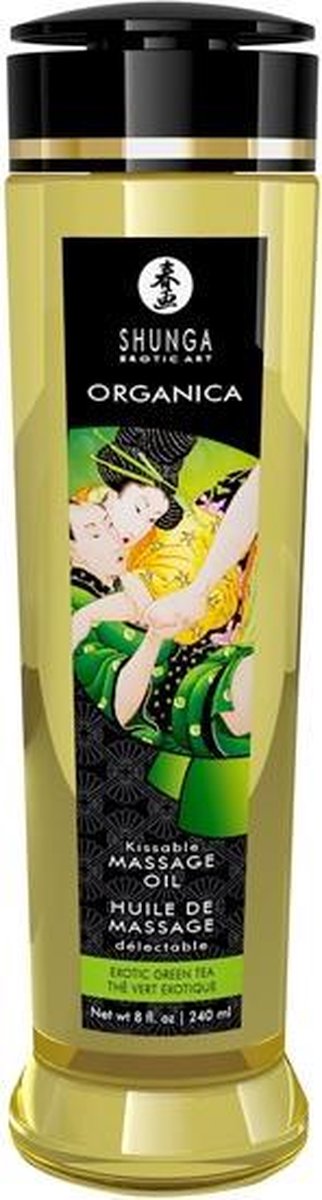 Shunga - Massage Olie Organica Exotische Groene Thee