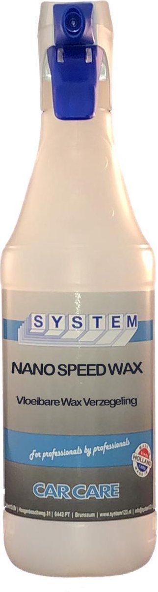 System123  Nano Auto Wax - Speed - 750 ML