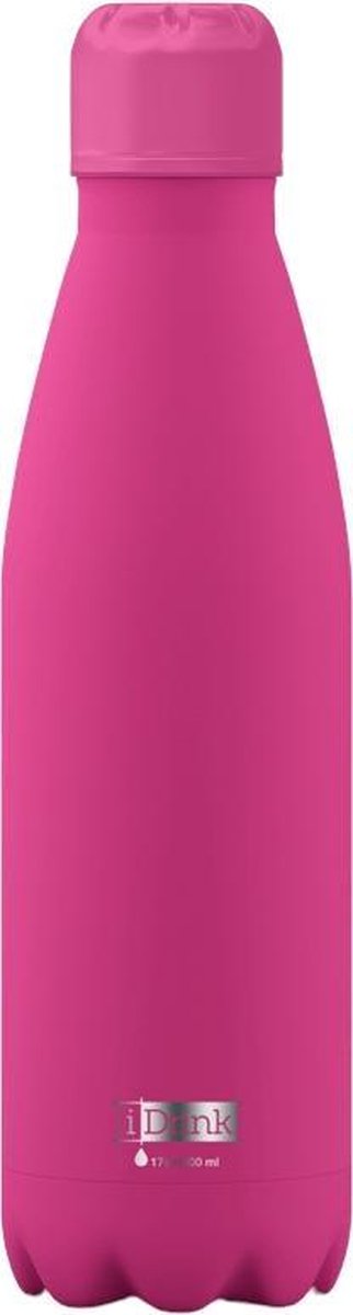 I-drink Thermosfles Glow In The Dark 350 Ml Rvs Roze