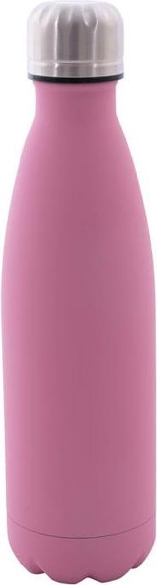 Point-Virgule Dubbelwandige Thermosfles - 500 ml - Roze