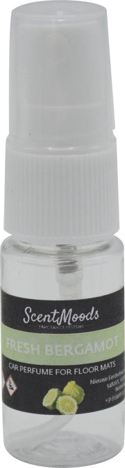Scentmoods Car Perfume Fresh Bergamot 10ml - Autoparfum - Vloermatten Spray - 100% essentiële parfumolie