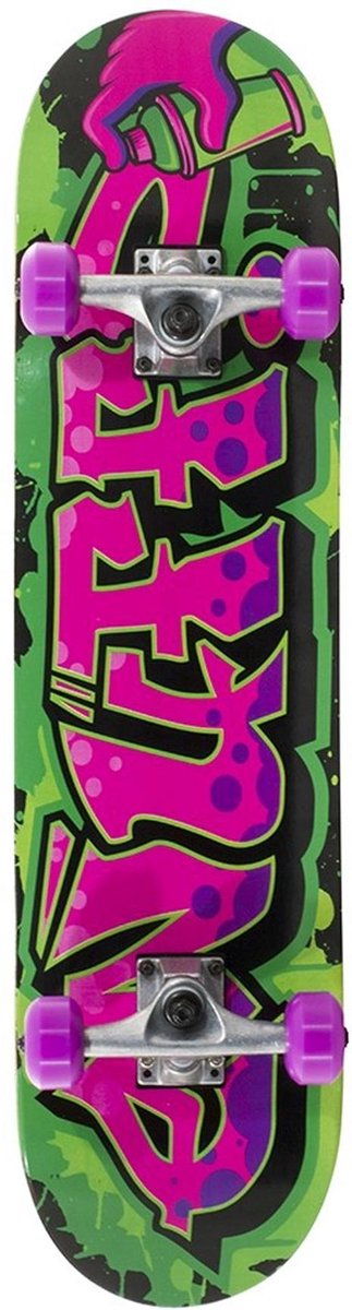 skateboard Enuff Graffiti groen 7.75