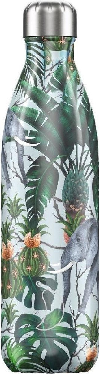 Chilly's 750 ml fles Tropical Elephant Chilly's 750 ml fles Elephant