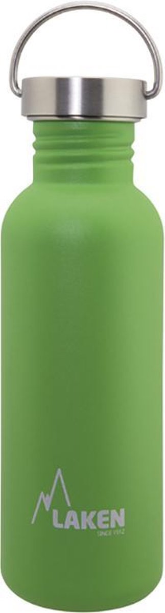 RVS fles Basic Steel Bottle 750ml S/S Cap - Groen