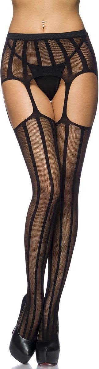 Zwarte jarretel Panty - Liz