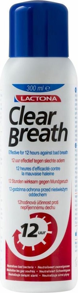 3x Lactona Mondspoeling Clear Breath 300 ml