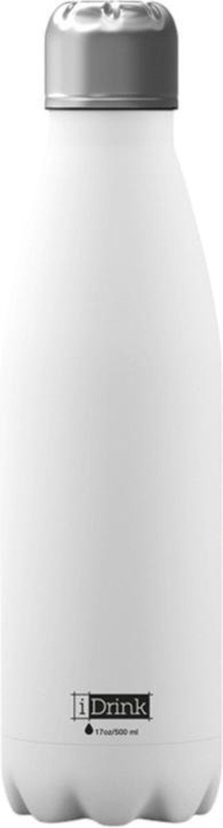 I-drink Drinkfles 650 Ml Rvs Wit