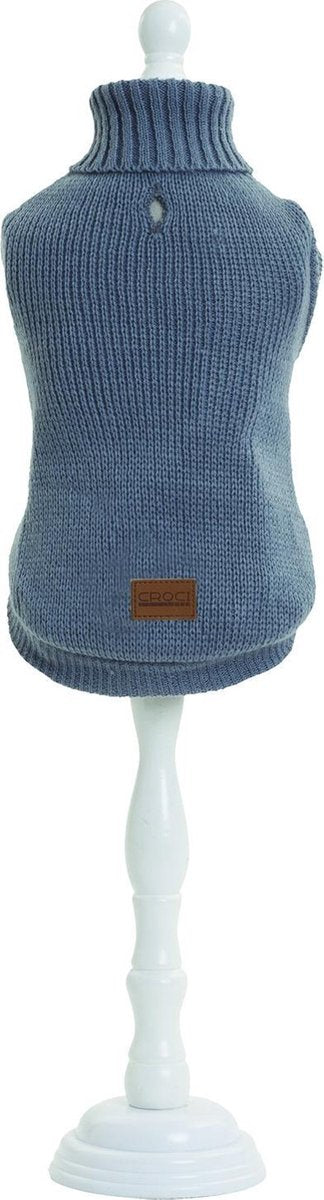 Croci Turtleneck Moscow Grijs - Hondenkleding - 40 cm