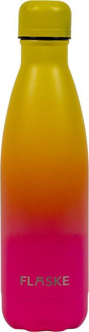FLASKE Gradient Sunset RVS Thermosfles - 500ml - Drinkfles - Waterfles - Thermofles