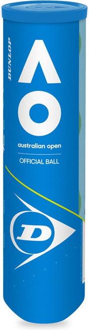 Dunlop Australian Open Tennisballen - 4 stuks