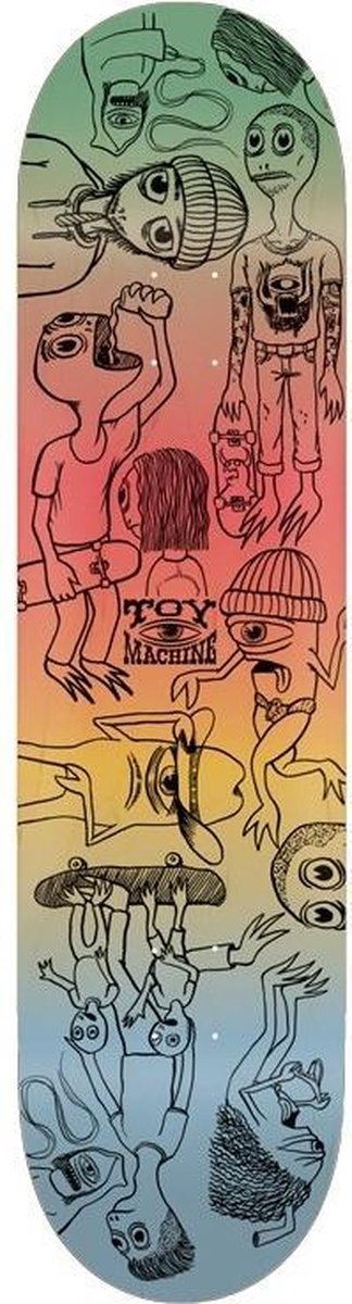 Toy Machine Characters 8.0 skateboard deck