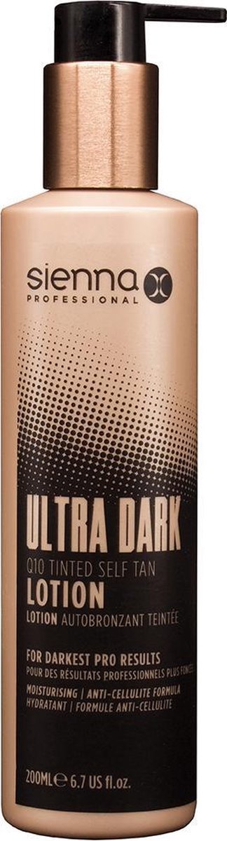Sienna X Ultra Dark Q10 Tinted Self Tan Lotion
