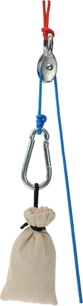 Kids Katrolset Junior Nylon/staal Bruin/blauw 6-delig