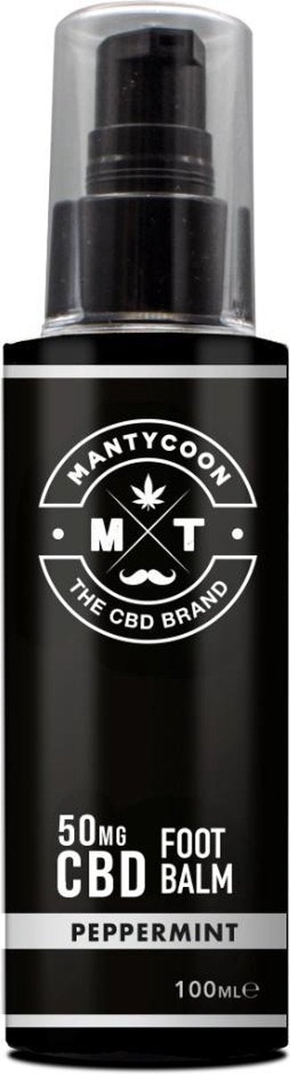 ManTycoon CBD voet en -beenbalsem pepermunt. Heerlijke verzorgende crème. Dermatologisch getest en vrij van parabenen en schadelijke stoffen. Bevat geen THC.